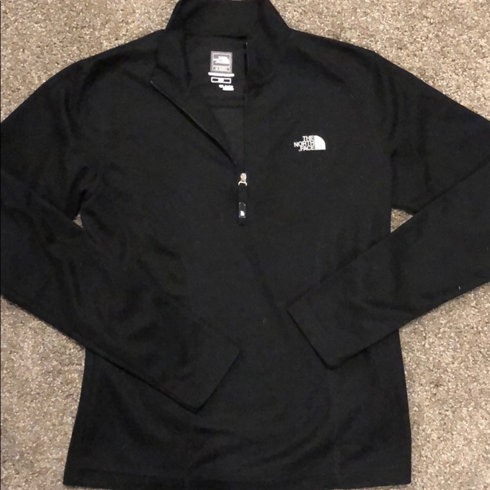 North Face black lightweight pullover size small